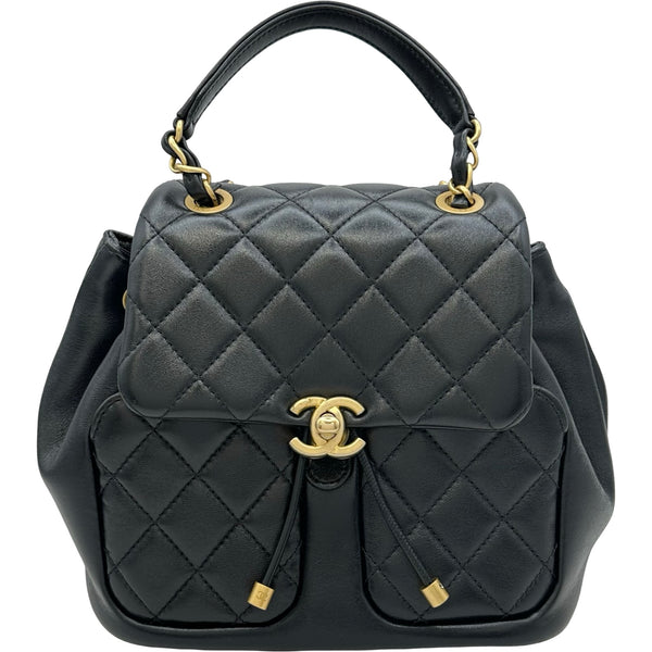 CHANEL キルティング ミニリュック ブラック シャネル CHANEL マトラッセ ミニチェーンリュック AS4493 ブラック