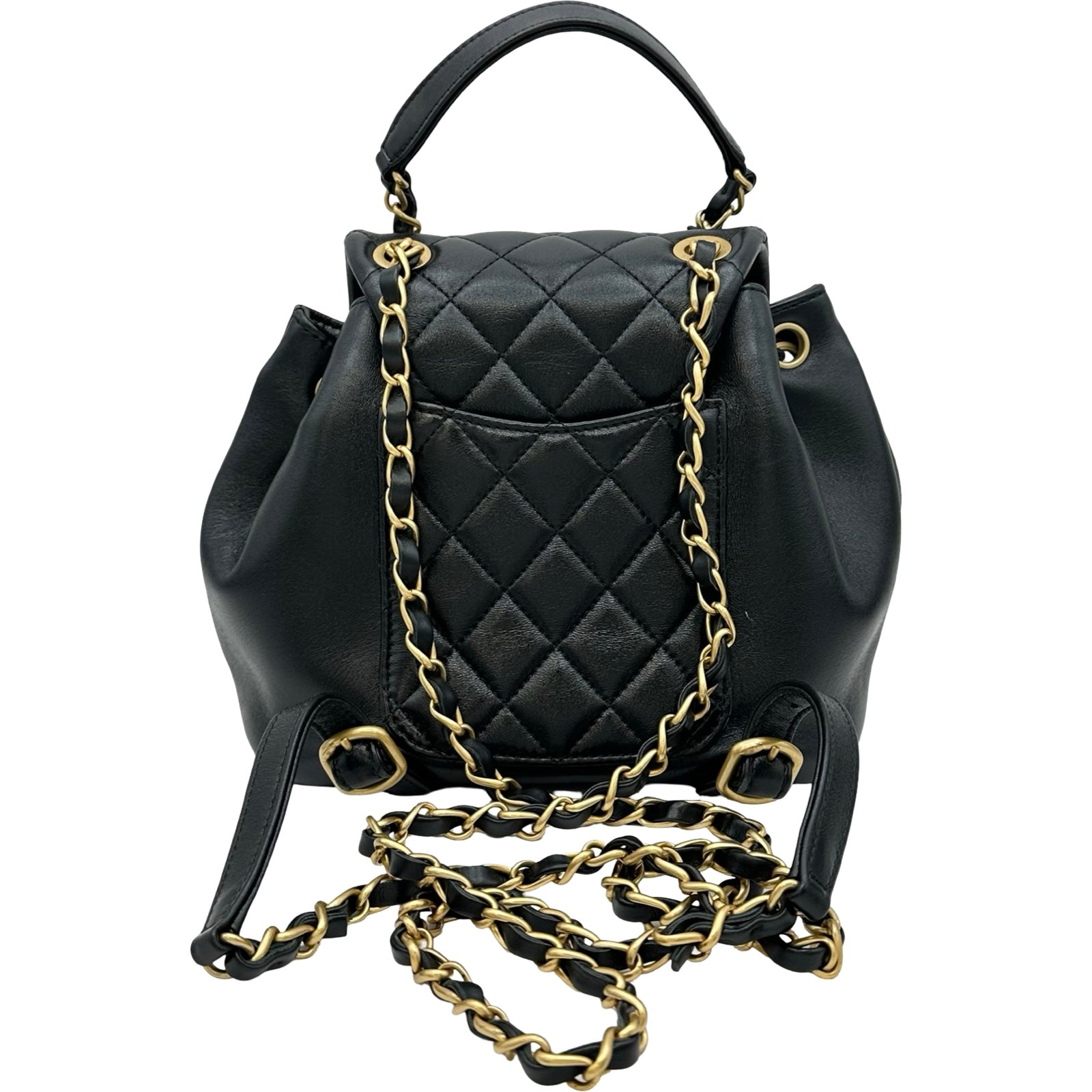 シャネル CHANEL マトラッセ ミニチェーンリュック AS4493 ブラック