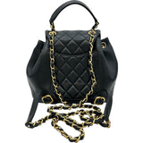 シャネル CHANEL マトラッセ ミニチェーンリュック AS4493 ブラック ゴールド金具 ラムスキン レディース リュック・デイパック