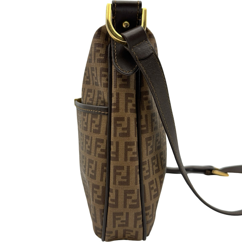 フェンディ FENDI ズッキーノショルダー 8BT206 ブラウン PVC