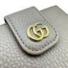 グッチ GUCCI GGマーモントミニウォレット 523193 ベージュ レザー レディース 二つ折り財布