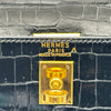 エルメス HERMES ケリー25 外縫い □B刻印 ブラック ゴールド金具 ポロサス レディース ショルダーバッグ