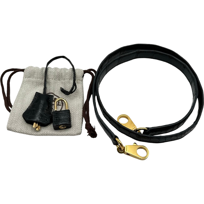 エルメス HERMES ケリー25 外縫い □B刻印 ブラック ゴールド金具