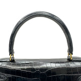 エルメス HERMES ケリー25 外縫い □B刻印 ブラック ゴールド金具 ポロサス レディース ショルダーバッグ