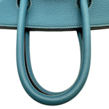 エルメス HERMES バーキン35 □A刻印 ブルージーン ゴールド金具 トリヨン レディース ハンドバッグ