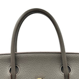 エルメス HERMES バーキン40 □Q刻印 エタン ゴールド金具 トリヨン ユニセックス ハンドバッグ
