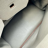 エルメス HERMES バーキン40 □Q刻印 エタン ゴールド金具 トリヨン ユニセックス ハンドバッグ