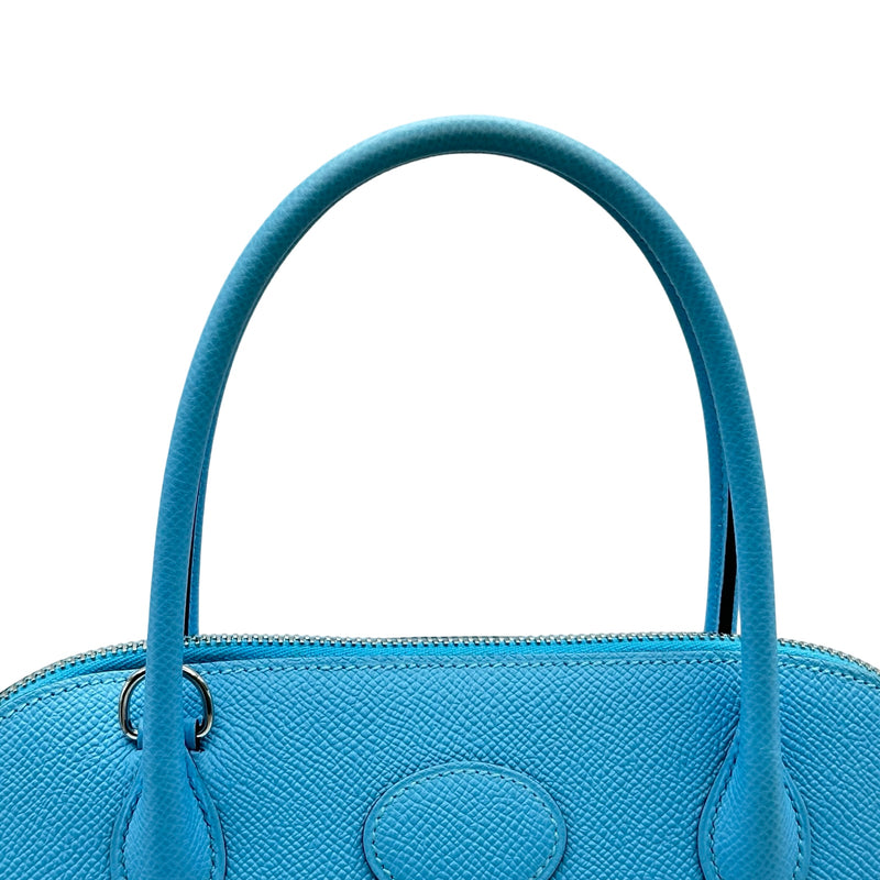 エルメス HERMES ボリード27 A刻印 セレスト シルバー金具 エプソン
