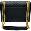 サンローラン SAINT LAURENT エンベロープ ミディアム 600185 ブラック キャビア レディース ショルダーバッグ