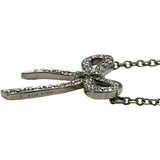 ティファニー TIFFANY＆CO ボウダイヤネックレス プラチナ Pt950 ダイヤモンド ジュエリー