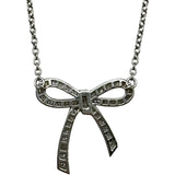 ティファニー TIFFANY＆CO ボウダイヤネックレス プラチナ Pt950 ダイヤモンド ジュエリー