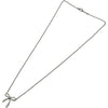 ティファニー TIFFANY＆CO ボウダイヤネックレス プラチナ Pt950 ダイヤモンド ジュエリー
