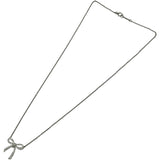 ティファニー TIFFANY＆CO ボウダイヤネックレス プラチナ Pt950 ダイヤモンド ジュエリー
