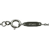 ティファニー TIFFANY＆CO ボウダイヤネックレス プラチナ Pt950 ダイヤモンド ジュエリー