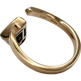 ブルガリ BVLGARI ジェラーティリング ピンクゴールド Au750 マラカイト ダイヤモンド ジュエリー