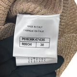 シャネル CHANEL ラメニットトップス P61636 ベージュ コットン レディース カットソー