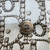 クリスチャン・ディオール Christian Dior オブリーク総柄シルクシャツ 193C545A5650 ブルー シルク メンズ 半袖シャツ