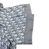 クリスチャン・ディオール Christian Dior オブリーク総柄シルクシャツ 193C545A5650 ブルー シルク メンズ 半袖シャツ