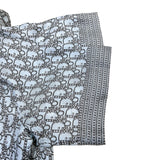 クリスチャン・ディオール Christian Dior オブリーク総柄シルクシャツ 193C545A5650 ブルー シルク メンズ 半袖シャツ