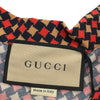 グッチ GUCCI 総柄レーヨンシャツ 731961 レッド レーヨン メンズ 半袖シャツ