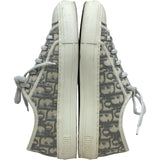 クリスチャン・ディオール Christian Dior WalknDior ローカットスニーカー グレー キャンバス メンズ スニーカー