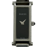 グッチ GUCCI バングルウォッチ 1500L ブラック ステンレススチール クオーツ レディース 腕時計