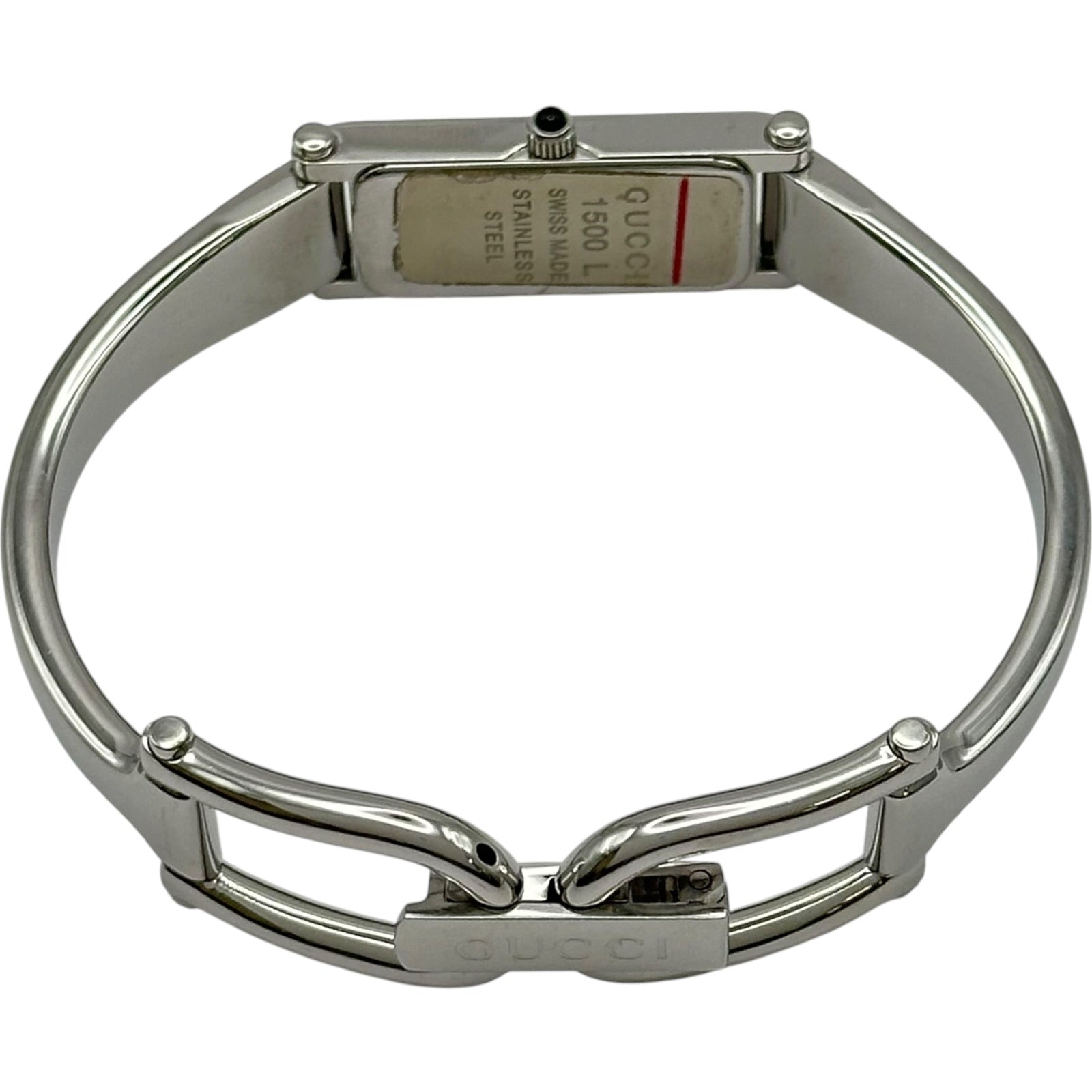 グッチ GUCCI バングルウォッチ 1500L シルバー ステンレススチール