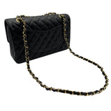 シャネル CHANEL マトラッセ25 A01112 26番台 ブラック ゴールド金具 キャビアスキン レディース ショルダーバッグ