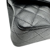 シャネル CHANEL マトラッセ25 A01112 26番台 ブラック ゴールド金具 キャビアスキン レディース ショルダーバッグ