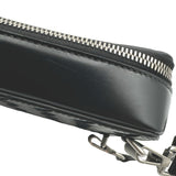 ボッテガ・ヴェネタ BOTTEGA VENETA イントレチャート ショルダーバッグ 596730 ブラック レザー メンズ クロスボディ