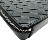 ボッテガ・ヴェネタ BOTTEGA VENETA イントレチャート ショルダーバッグ 596730 ブラック レザー メンズ クロスボディ