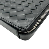 ボッテガ・ヴェネタ BOTTEGA VENETA イントレチャート ショルダーバッグ 596730 ブラック レザー メンズ クロスボディ