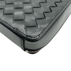 ボッテガ・ヴェネタ BOTTEGA VENETA イントレチャート ショルダーバッグ 596730 ブラック レザー メンズ クロスボディ