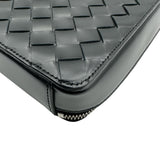 ボッテガ・ヴェネタ BOTTEGA VENETA イントレチャート ショルダーバッグ 596730 ブラック レザー メンズ クロスボディ