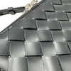 ボッテガ・ヴェネタ BOTTEGA VENETA イントレチャート ショルダーバッグ 596730 ブラック レザー メンズ クロスボディ