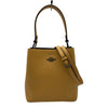 コーチ COACH スモールタウンバケットバッグ 1011 イエロー レザー レディース ショルダーバッグ