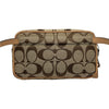 コーチ COACH シグネチャーミニショルダーバッグ ベージュ キャンバス/レザー レディース ショルダーバッグ