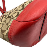 コーチ COACH シグネチャーショルダーバッグ F23297 ベージュ キャンバス/レザー レディース トートバッグ