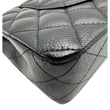 シャネル CHANEL マトラッセ25 A01112 25番台 ブラック ゴールド金具 キャビアスキン レディース ショルダーバッグ