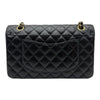 シャネル CHANEL マトラッセ25 A01112 25番台 ブラック ゴールド金具 キャビアスキン レディース ショルダーバッグ