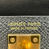エルメス HERMES ミニケリー2 U刻 ブラック ゴールド金具 エプソン レディース ショルダーバッグ