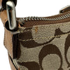 コーチ COACH シグネチャー ミニショルダーバッグ 6362 ベージュ キャンバス レディース