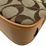 コーチ COACH シグネチャー ミニショルダーバッグ 6362 ベージュ キャンバス レディース