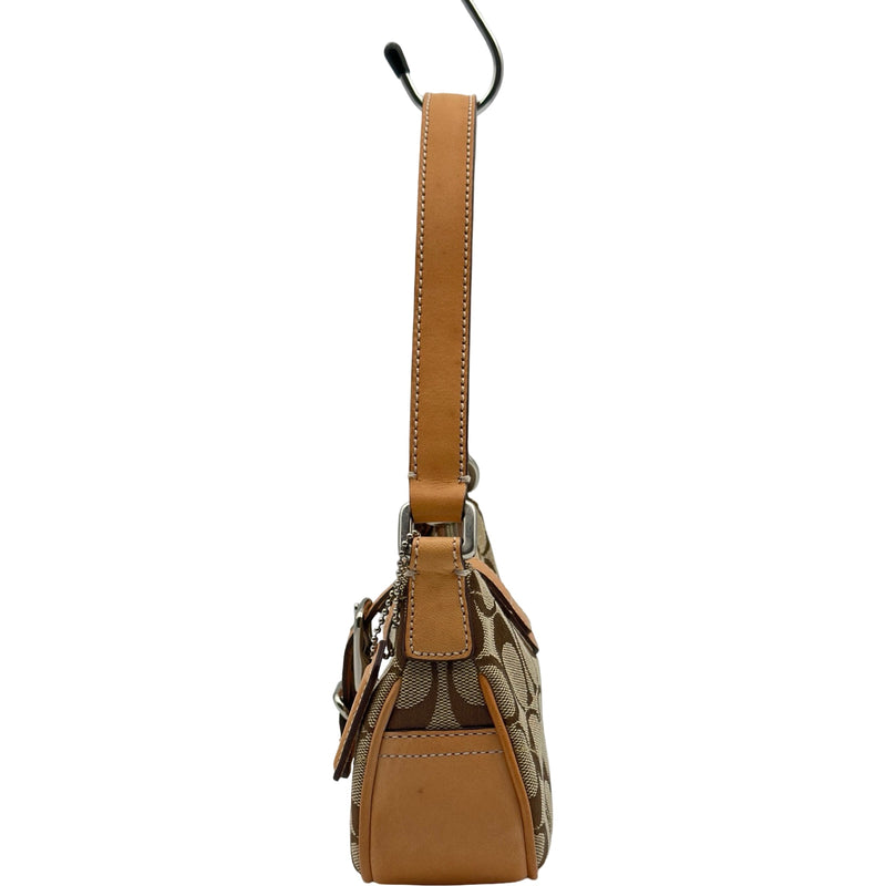 コーチ COACH シグネチャー ミニショルダーバッグ 6362 ベージュ