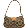 コーチ COACH シグネチャー ミニショルダーバッグ 6362 ベージュ キャンバス レディース