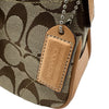 コーチ COACH シグネチャー ミニショルダーバッグ 6362 ベージュ キャンバス レディース