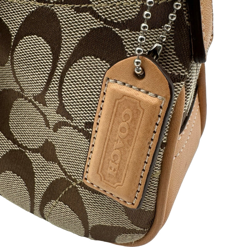 コーチ COACH シグネチャー ミニショルダーバッグ 6362 ベージュ