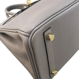 エルメス HERMES バーキン25 Z刻印（2021年製） グリアスファルト ゴールド金具 トリヨンクレマンス レディース ハンドバッグ