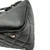 シャネル CHANEL カンボンライン ボーリングバッグ A25171 9番台 ブラック シルバー金具 ラムスキン レディース ハンドバッグ
