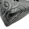 シャネル CHANEL カンボンライン ボーリングバッグ A25171 9番台 ブラック シルバー金具 ラムスキン レディース ハンドバッグ